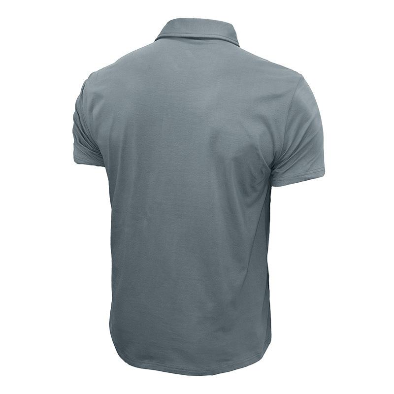 Men’s Short Sleeve Solid Polo Shirt