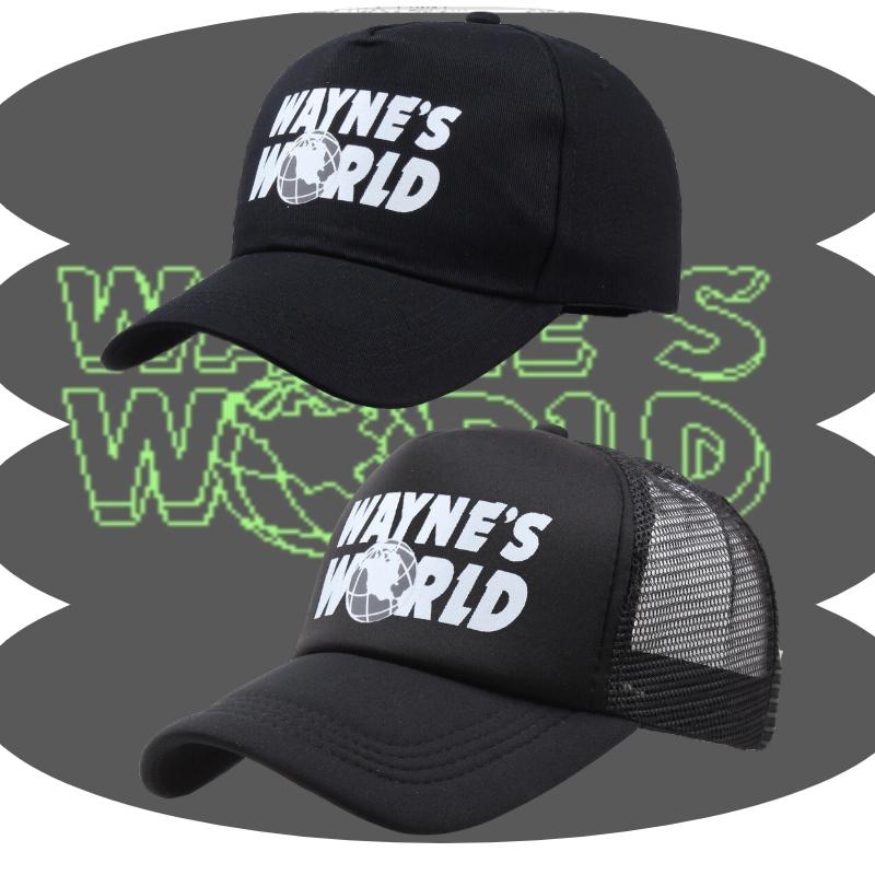 Printed Waynes World Baseball Cap Outdoor Cotton Sun Protect Unisex Hat Casual