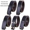 Men's Genuine Leather Alloy Buckle Belt - Minimalist Trousers Accessory