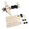 Kids Wooden Puzzles Airplane Helicopter Students   Model Glider Kit