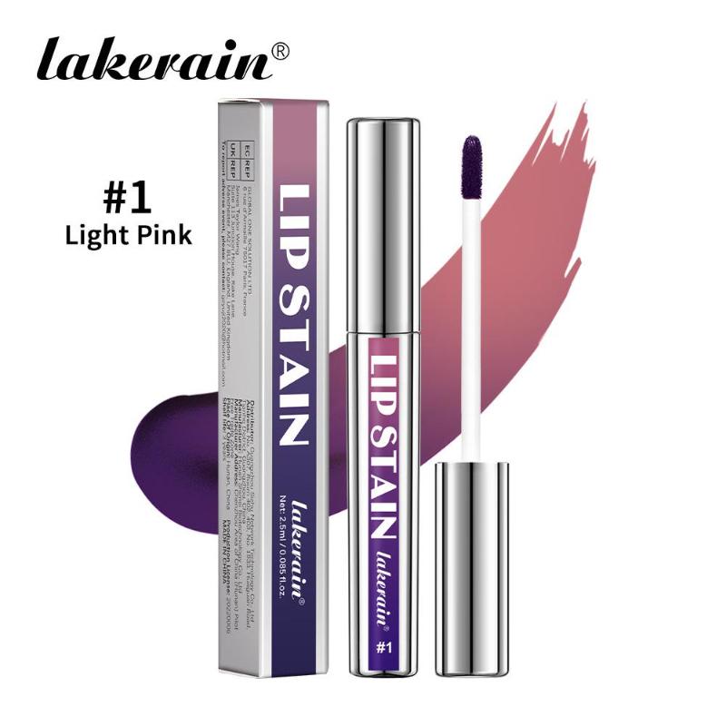Lucidalabbra Tattoo Peel-Off Tubo Argento Impermeabile Liquido Opaco Tinta Labbra RosaRosato Strappabile Macchia Labbra Non Appiccicoso Asciugatura Rapida Trucco