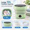 Plastic Foldable Washing Machine 10L Capacity Small Laundry Machine  For Underwear