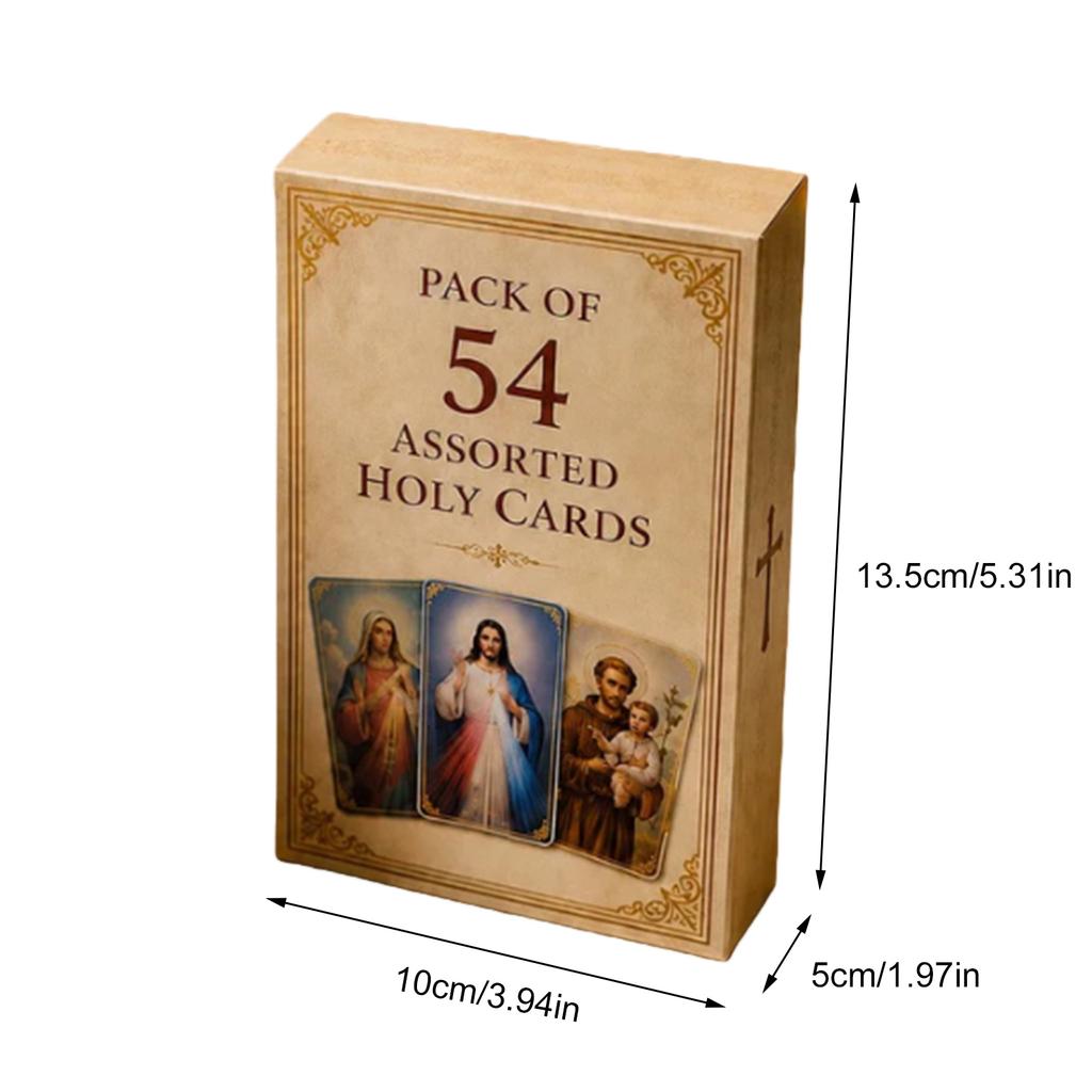 Catholic Faux Leather Holy Card Holder with Snap Closure Versatile Prayer Cards Holders for Religious Confirmation Baptism Gift