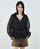 Mongdol Flare Hooded Windbreaker Black Mdjp027Black