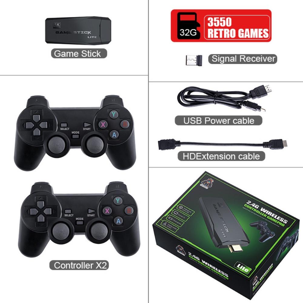 M8 Video Game With 20000/10000 Classic Retro Game Console Wireless Vidio 2.4G Controller Box 4K HDMI Original HD Lite For