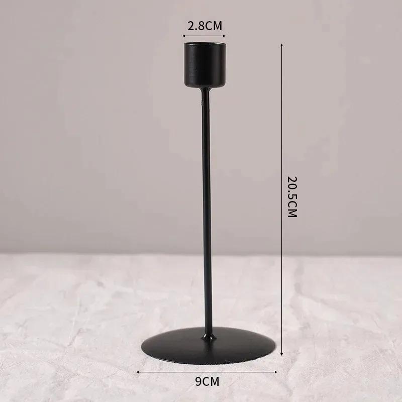 Candlestick Crafts Simple Nordic Desk Candle Ornament Candle Holder for Dining Room Decor Thanksgiving Wedding Festivals Gift