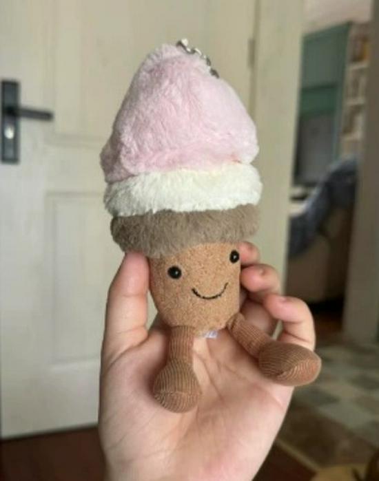 Kolekce plyšových klíčenek ve stylu Jellycat: Roztomilá panenka, hračka, dárek