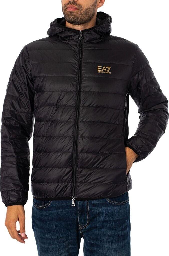 Зимняя куртка Emporio Armani Packable Down Jacket Core Identity (8NPB24-PNGPZ) черный/золотой