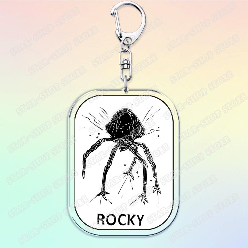 

New Project Hail Mary Keychain for Accessories Mission Crest Rocky Space Andy Weir Warning Astrophage Keyring Jewelry Fans Gifts