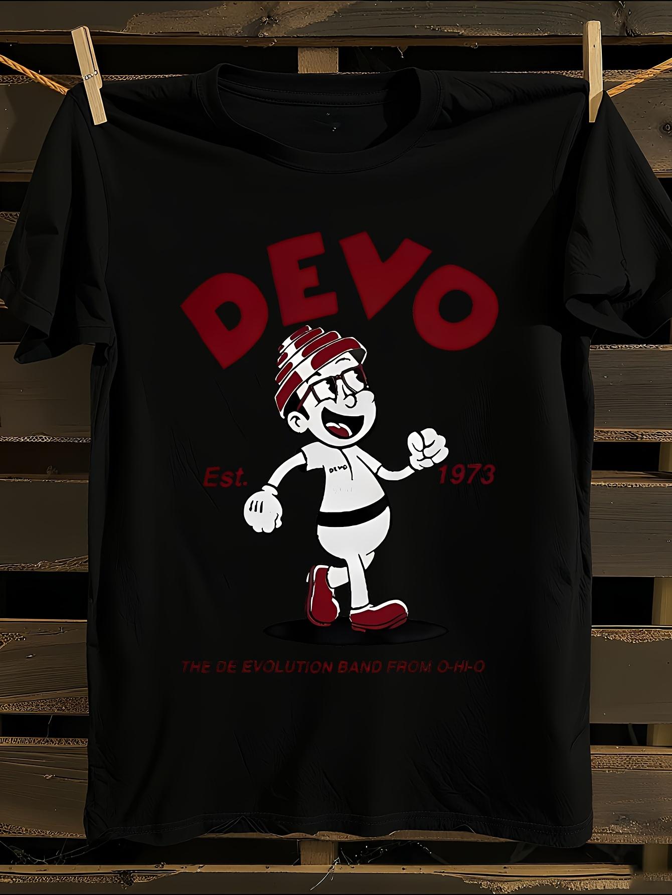 Rare Devo Band Official Vintage Tshirt Vintage 1973 Graph... XXL