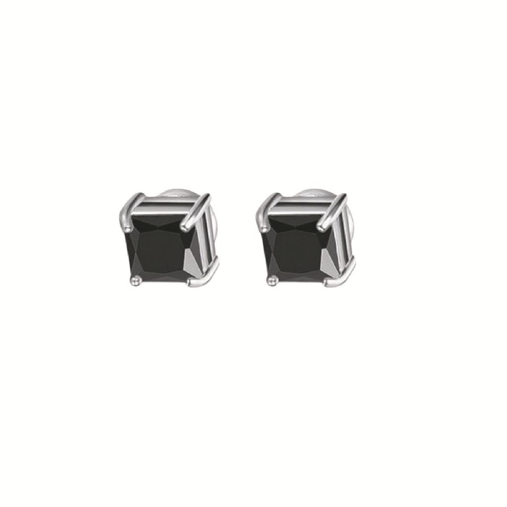 Zirconia Magnetic Ear Clips | No Piercing Faux Stud Earrings for Couples In Stainless Steel