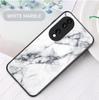 Pouzdro pro Honor 7C Pro 8A 8X X10 8 9 lite 9X Play View 10 20 40 30 Pro 60 70 Pouzdro Pro se X8 Pouzdro z mramorovaného tvrzeného skla Zadní kryt