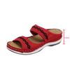 Fashion 2025 summer fashion outside wear new low wedge heel flying woven slippers large size casual light breathable