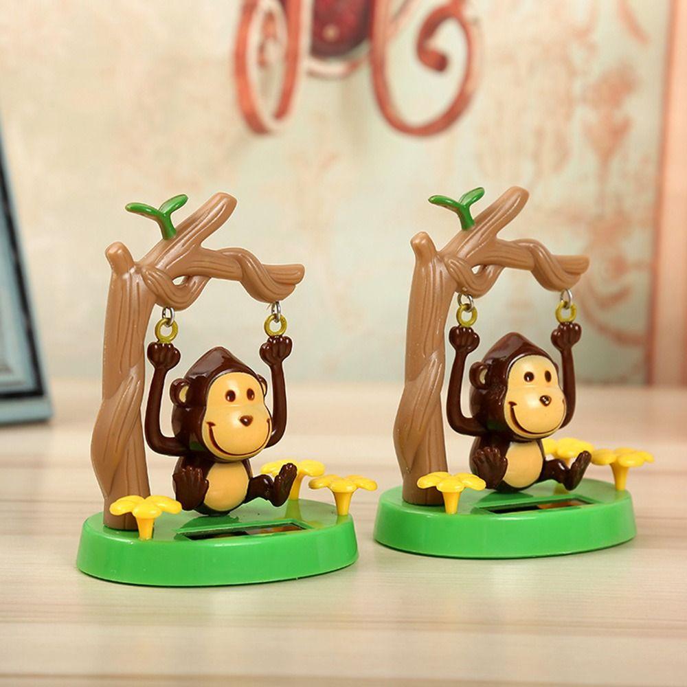 Affe Schwingen Tänzerin Spielzeug Auto Dashboard Innen Solar Powered Tanzen Spielzeug Desktop Ornamente