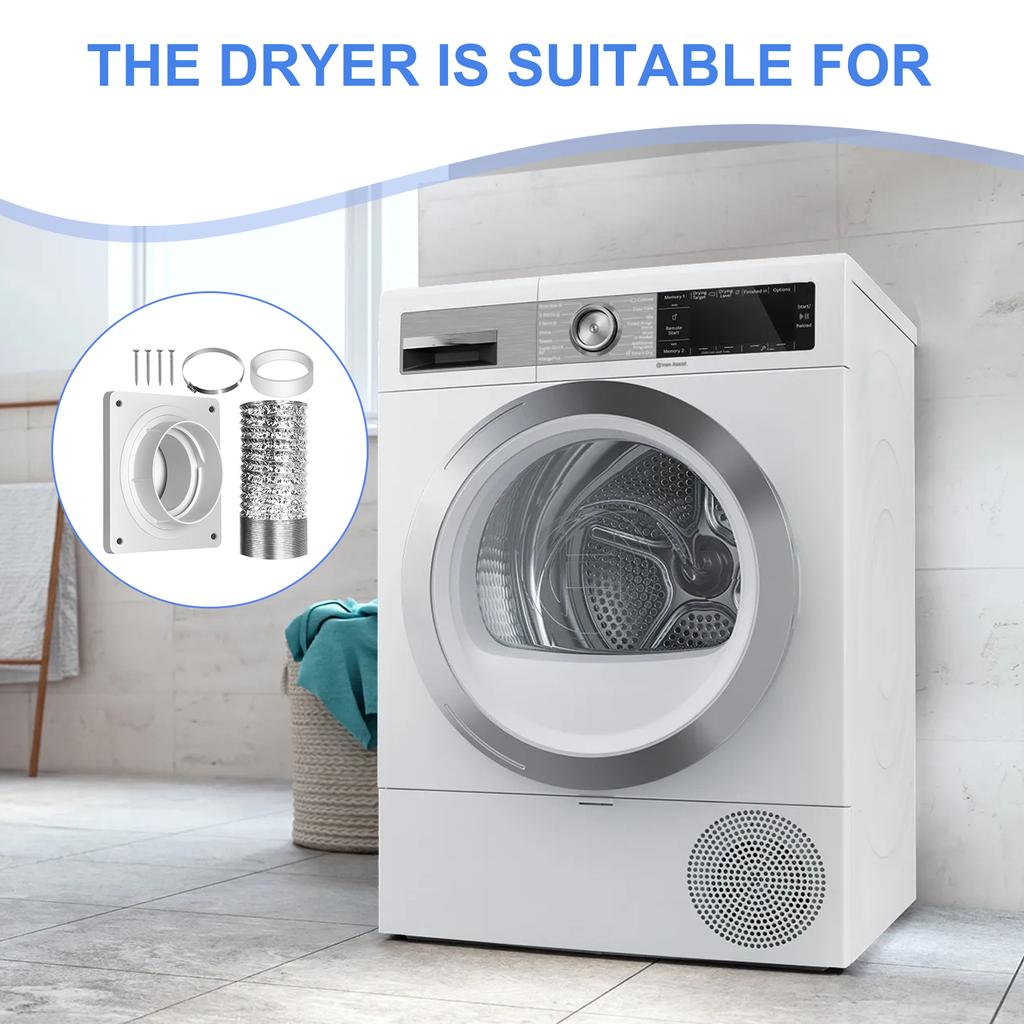 Dryer Vent Wall Plate Twist Lock Dryer Vent Connector Kit Dryer Duct Connector Flange for Wall Vent Ceiling Greenhouse