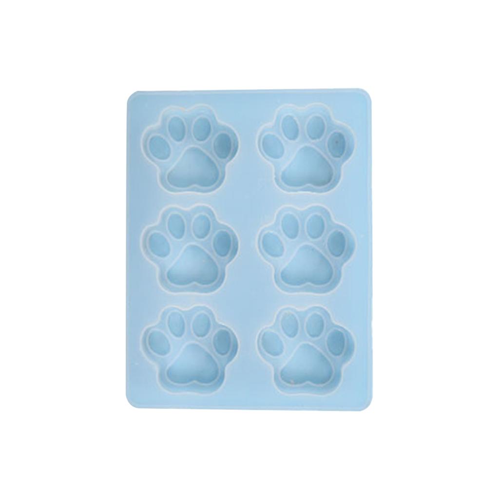 6 Cavity Cute Cat Paw Silicone Mold 3D Fondant Chocolate Mould DIY Cake Dessert Mould Kitchen Baking DIY Supplies