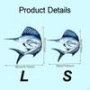 Wall Decoration Featuring Fish, with A Nautical Theme. Animal Ornament for The Living Room.