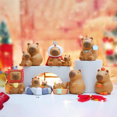 Kapibara Figür Kör Kutu Simülasyon Kapibara Kawaii Anime Hayvanlar Figürler Bebek Çocuk Doğum Günü Noel Hediyesi