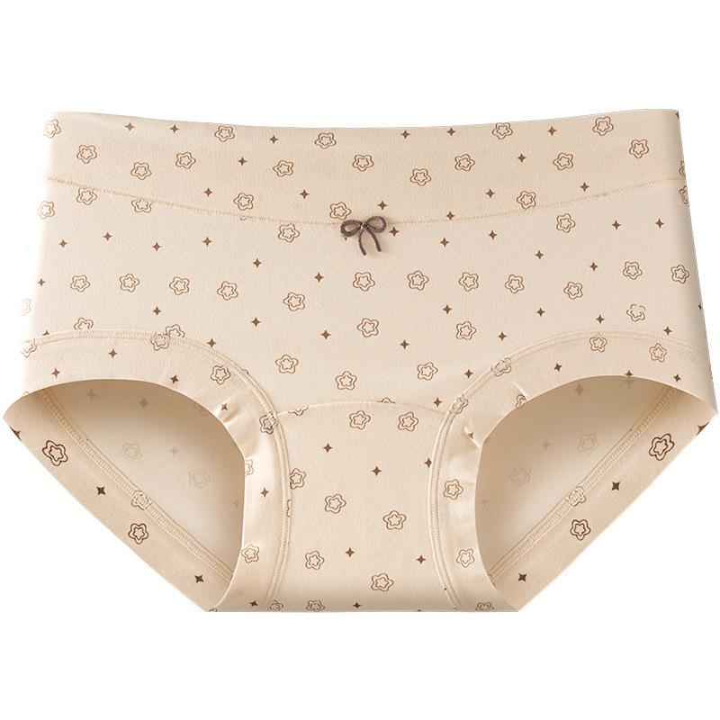 Girl In The Spring and Autumn Period and The New Cotton Cotton Antibacterial File Waist Boxer Briefs