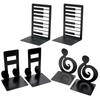 1 Pair L-Shape Piano Key Bookend Artistic Music Score Book Holder  Book Enthusiasts