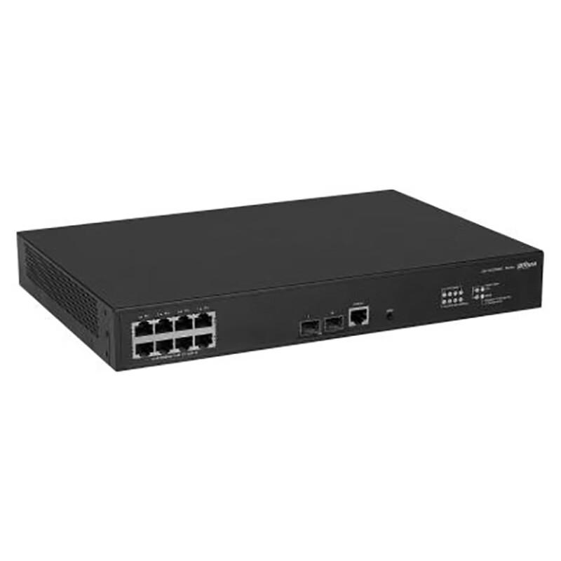 Dahua 8-Port Gigabit PoE Managed Switch with 2 Fiber Uplinks