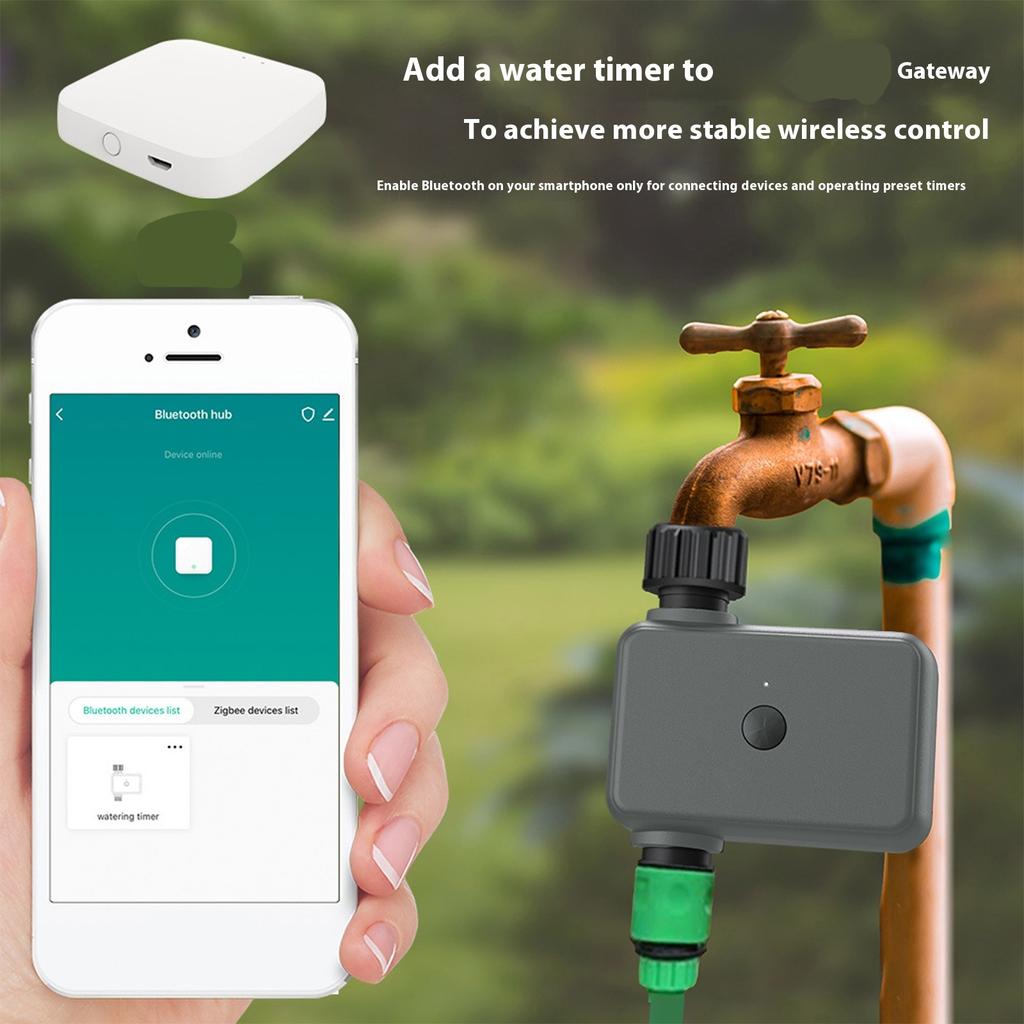 Outdoor Intelligent Sprinkler Valves With Wireless Connectivity Programmable Timer For Efficient Lawn Irrigation And Durable ABS Construction