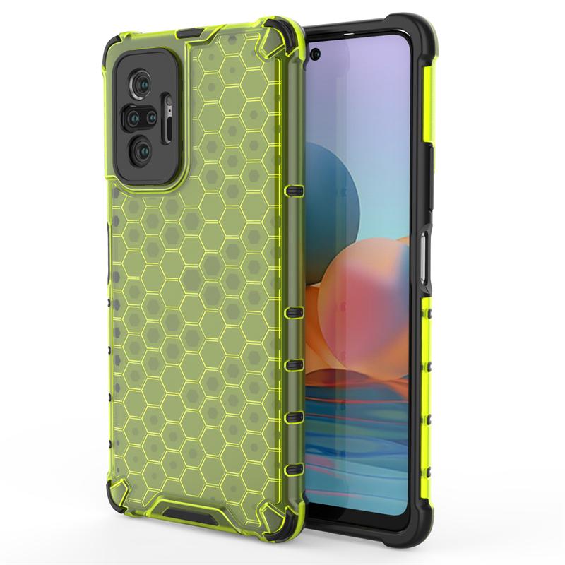 Shockproof Transparent Case For Redmi Note 10 Pro Honeycomb Armor Case For Redmi Note 10 Pro Case Cover For Redmi Note 10 Pro
