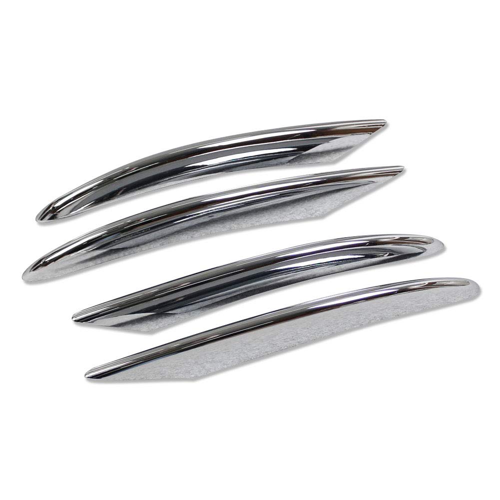 

RUIQ Front Grille and Fog Lamp Garnish Bezel Covers for the 2019 New W205 Chrome-Plated Mercedes-Benz C-Class