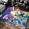 1pc Mega Man Anime Cartoon Design Office Chair Mat Non-Slip Carpet for Home Decor, Living Room, Bedroom, Game Room - Perfect Gift for Fans!Y042