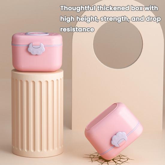 380/550ML Portable Milk Powder Storage Box Leak-Proof Baby Formulas Dispenser Outdoor Travel Sealed Food Snack Storage Container