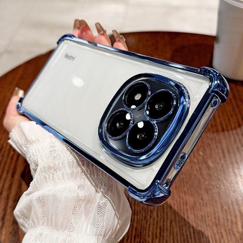 Transparente Beschichtung Stoßfeste Handyhülle Für Xiaomi Redmi Note 14 15 Pro Plus 15 15C 14C 14S 4G 5G Weiche Silikon Rückseite