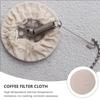 Cabilock 20pcs Coffee Siphon Cloth Replacement Filters for Siphon Coffee Maker Filters for Home Coffee Maker Siphon Coffee Maker Vacuum Pot Filters