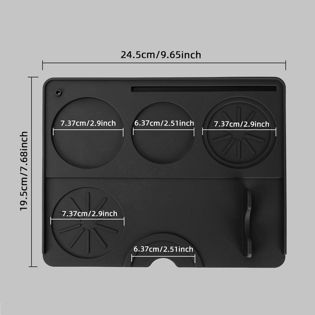 Praktische Silikon Kaffee-Tamper-Matte Espresso Silikonmatte Kaffeepad Silikonpad Matte Espresso Kaffee-Tamper-Matte