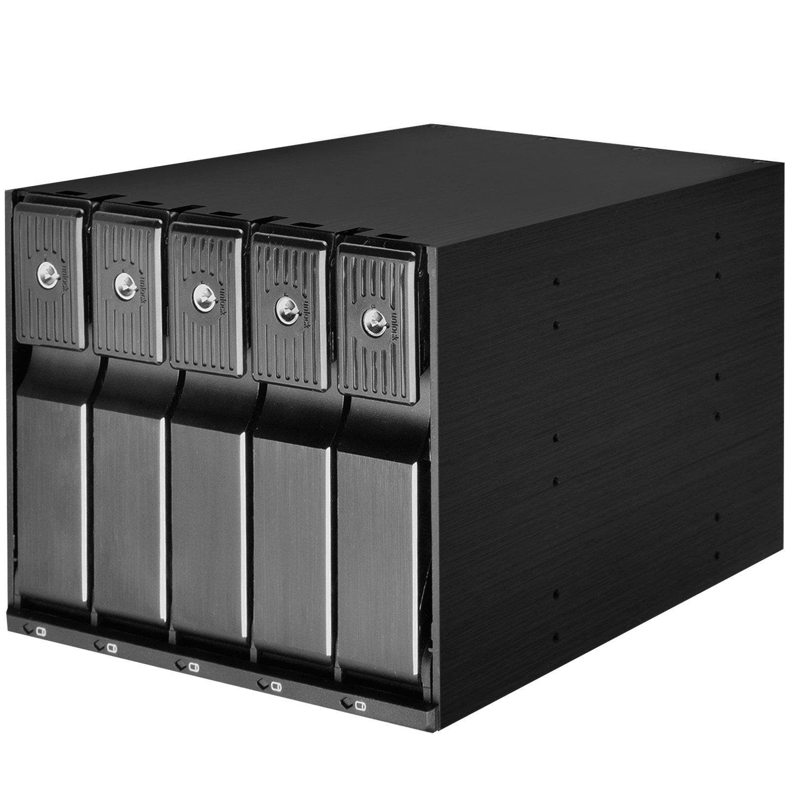 

SilverStone 3,5-дюймовий жорсткий диск SAS SATA 6 Гбіт Знімний корпус SST-FS305-12G 71149