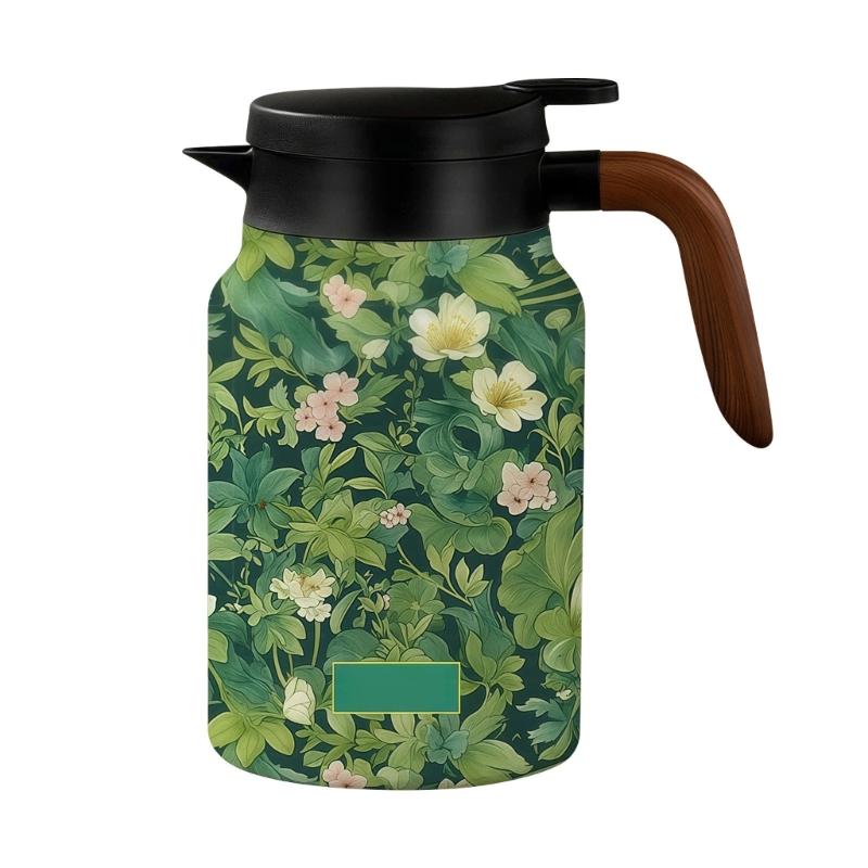 Excellent 316 Metal Tea Vessel With Leaf Strainer 1500ml Perfect For Social Gatherings And excursions