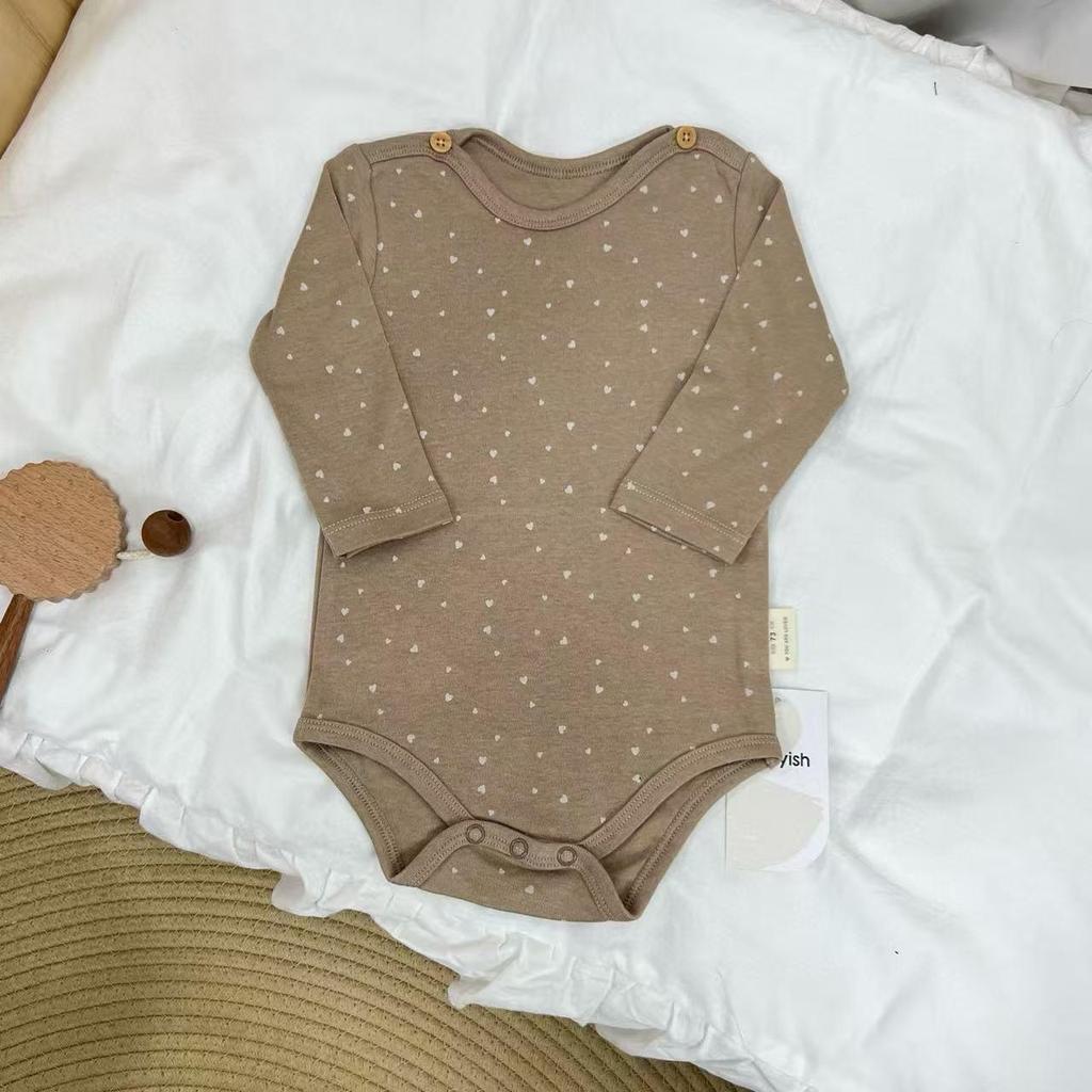 BabyClothes Unisex A-Category Cotton Infant Bodysuit Set – 3-Piece Seasonable, Cute Cartoon Pattern Diaper Cover