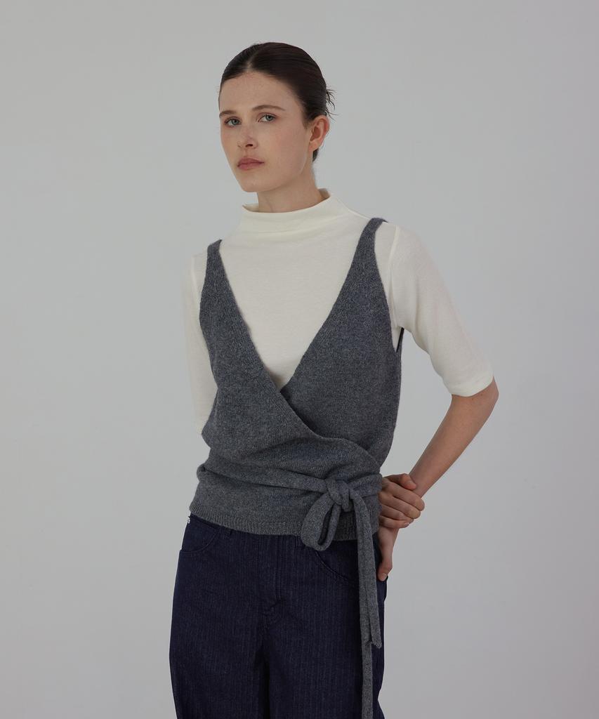 Q'SRB Camisole Layered Knit Bustier