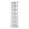 Torre Giratoria de Zapatero de 7 Niveles, Zapatero Giratorio 360°, Exhibidor Giratorio Redondo tipo Carrusel de Almacenamiento, Organizador Giratorio de Mesa (Lazy Susan) Independiente para