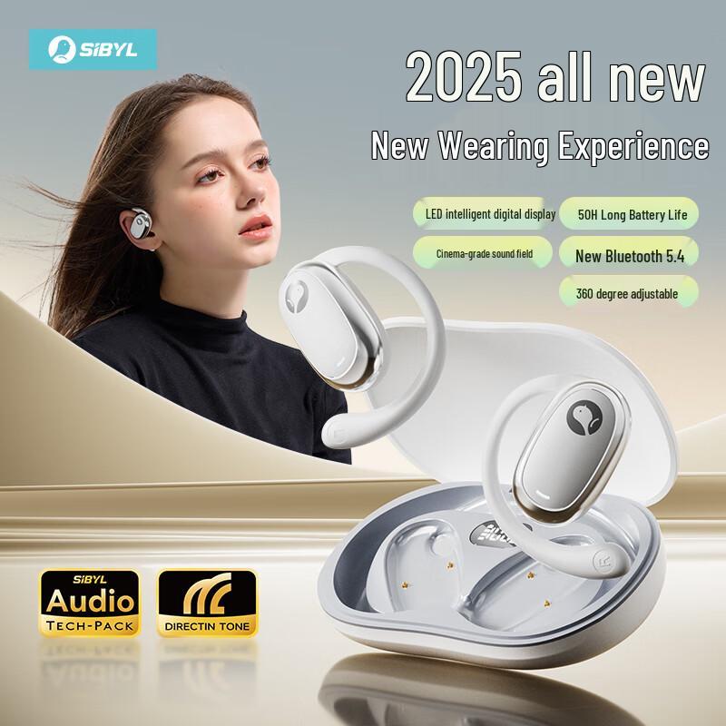 Sibyl B7 Open-Ear Sports Bluetooth Headset