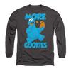 Sesame Street Unisex Adult More Cookies Long-Sleeved T-Shirt