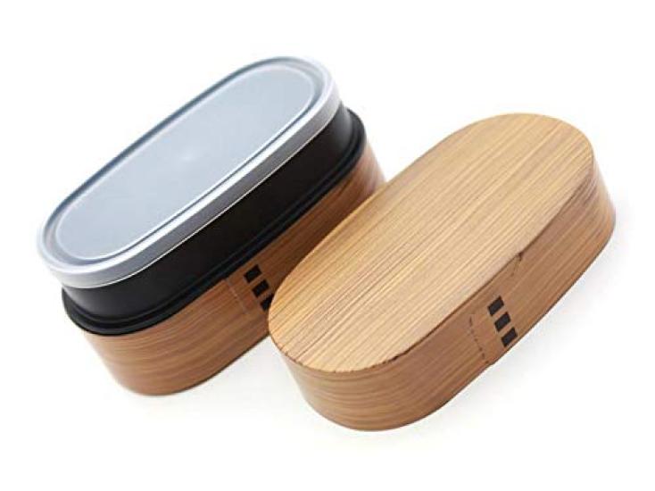 Tatsumiya HAKOYA Japanese-Made Wappa Bento Box, Large, 900ml, Hinoki Wood