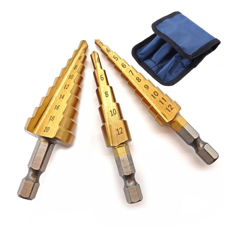 Hex Shank Step Drill Bit for Electric Drills - Multifunctional Hole Expander