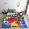 Slime Rancher Cartoon Spiel Plüschdecke Anime Niedlich Lustig Überwurfdecken für Zuhause 150*125cm Steppdecke Super Warm
