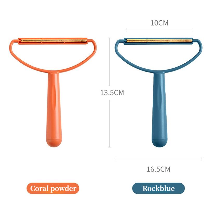 Scrubber De-baller Coat Shaver Pet Cat Dog Hair Removal Cleaning Brush Cleaning Brush Double Sided Scraper Textile Lint Remover