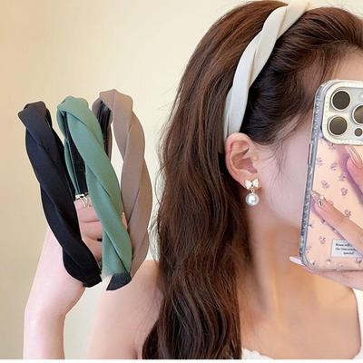 Headband New Face Wash Non-slip Headband Wide Edge Headgear Simple Girls Women Headwear Hair Styling Tools Accessories