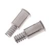2 Stücke Besenverlängerungsstangen-Adapterspitzen Metallgewindegriffspitzen Endadapter Reparatursatz Steckergriffverlängerung