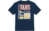 Vans Off THE WALL T Shirt Unisex Dark Blue VN00090GLKZ