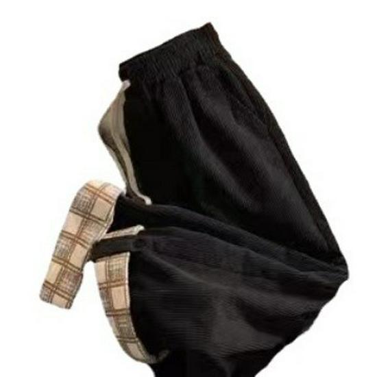 2024 Women's Retro Loose Corduroy Wide-Leg Pants - Trendy, Slimming, and Versatile for Spring and Autumn.