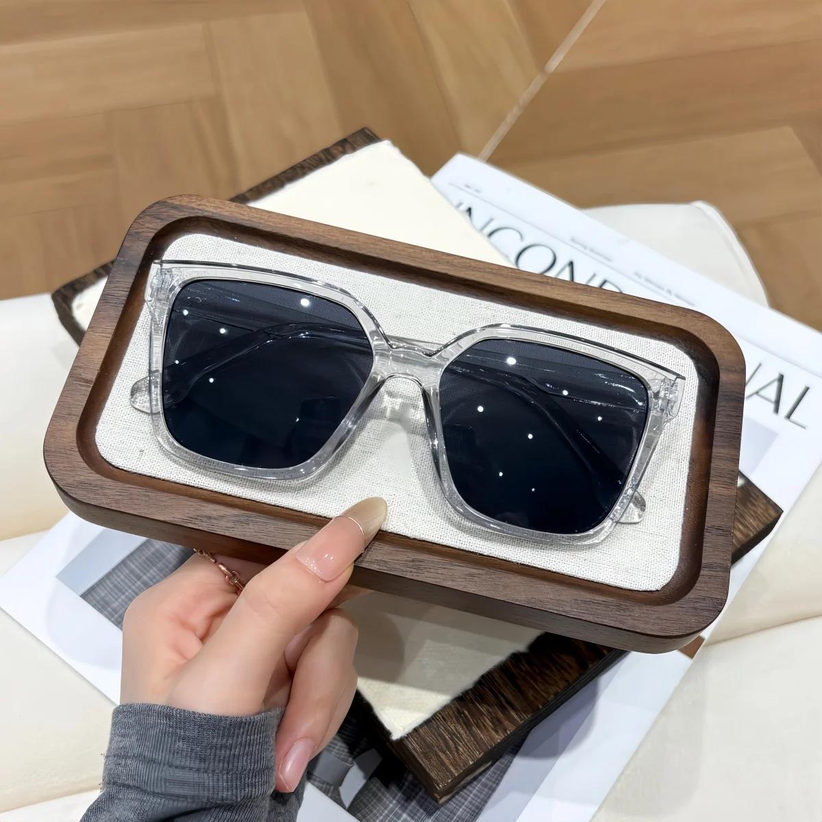 1Pc European and American Retro Style Unisex Fashionable Sunglasses Trendy Versatile Summer Sun Protection