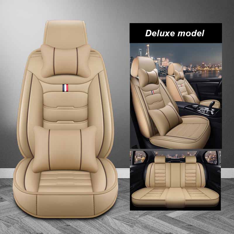 Poduszka na fotel samochodowy z pełnym otoczeniem Skórzana poduszka Cztery pory roku Uniwersalny pokrowiec na fotel samochodowy Oddychający Pełny pakiet Pokrowiec na siedzenie